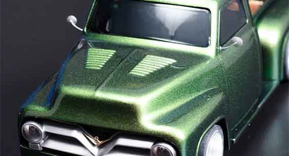 3D-printed model truck