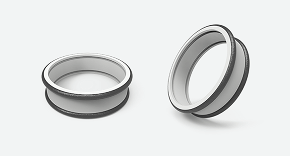 3D printing white Polyjet rings