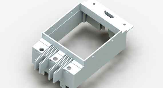 digital circuit breaker casing