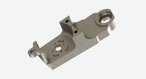 Machined Magnesium Top Plate for Robot