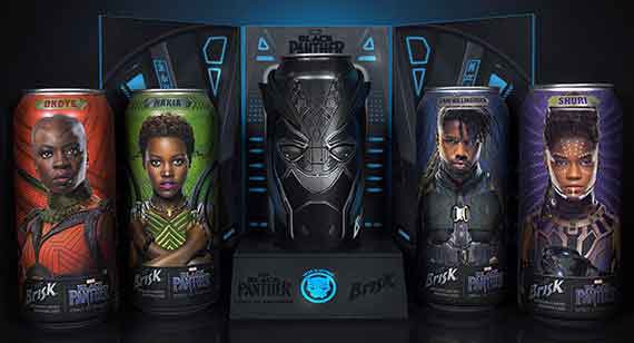 Black Panther movie character water cans with 3D printed mask covering by China Metal Parts