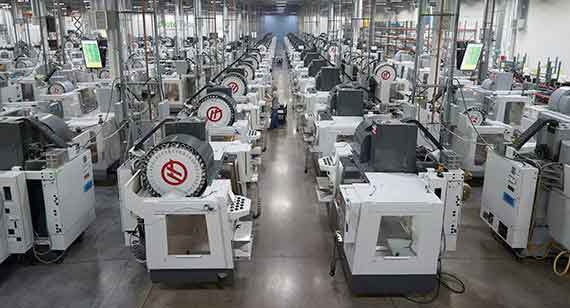 China Metal Parts production machining facility