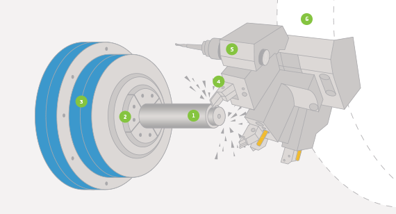 cnc turning process illustration