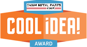 China Metal Parts Cool Idea Award Logo