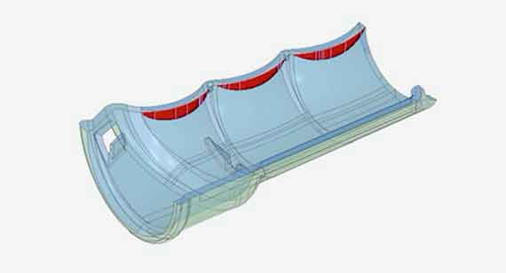 Example of interactive CAD model