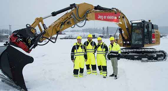 Electric Caterpillar Construction