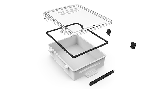 farmbot plastic mold case expanded in specific parts