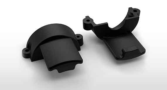 Injection-molded nozzle protectors