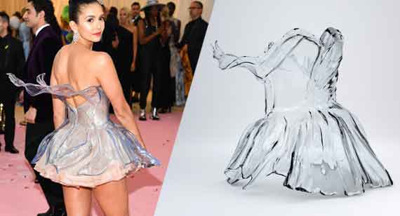 3D-printed dress for Met Gala