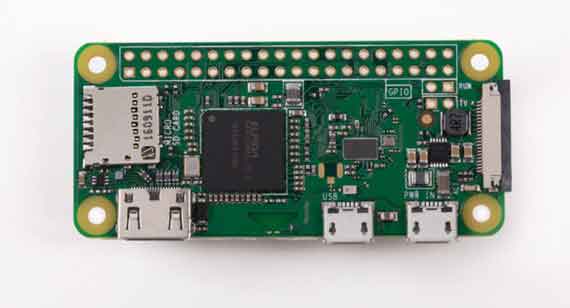 the new raspberry pi zero w