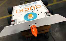 Battlebots DUCK! robot manufactured by China Metal Parts