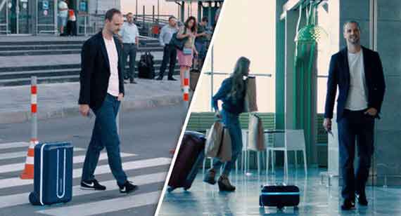 Travelmate robot suitcase